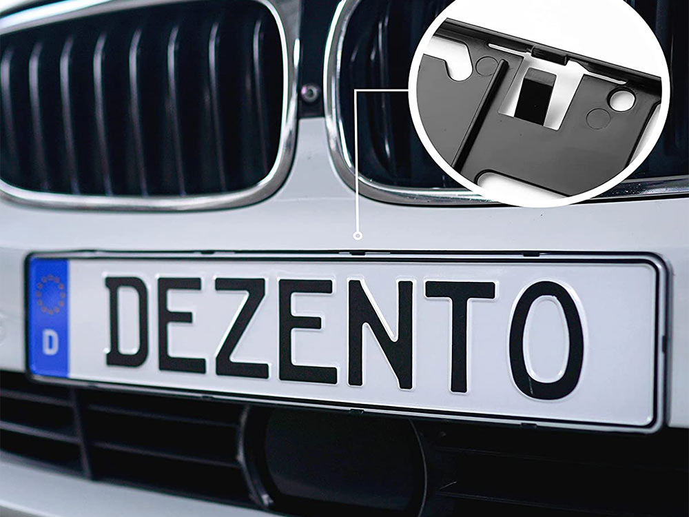 1 x Dezentofix Kennzeichenhalter