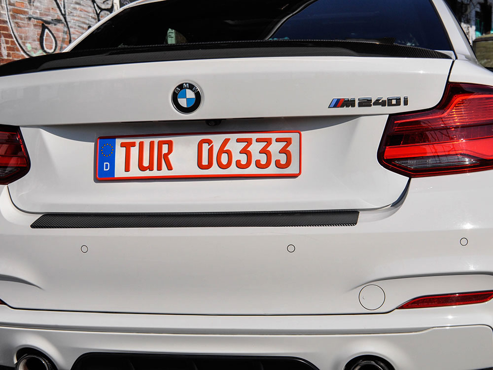 3D Händlerkennzeichen XS magnetisch in Rot