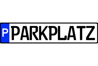 Parkplatzschild